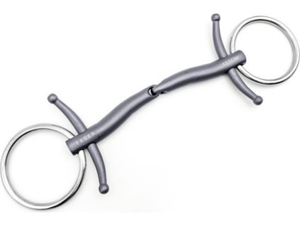 Udidlo roubíkové jednou lomené Loose Rings Titanium Greta Fager