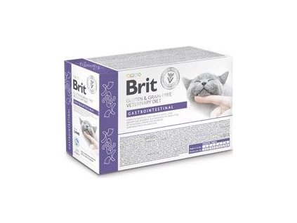 Kapsičky pro kočky Pouch fillets in Gravy Gastrointest Brit, 12x85 g