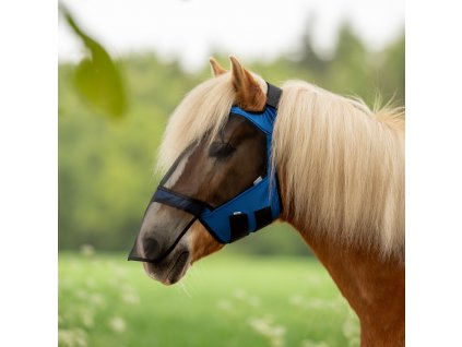 Maska proti hmyzu Fly Guard Free Plus BUSSE, bez ochrany uší/s překrytím nozder, blue