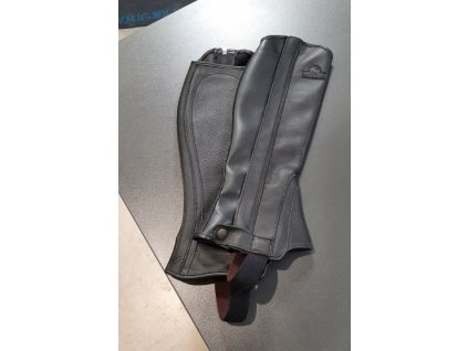 Minichapsy GP Smooth ACAVALLO, obvod lýtka 30 cm, černé