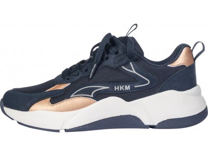 Boty Sneaker Rosegold Glamour HKM, pro dospělé, deep blue