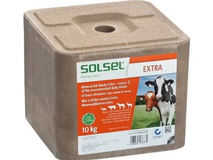 Liz solný Mineral Extra SOLSEL, hnědý, 10 kg