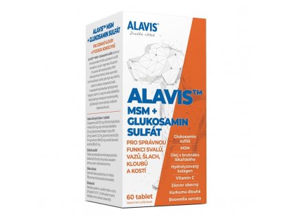 MSM + Glukosamin sulfát pro psy ALAVIS, 60 tbl