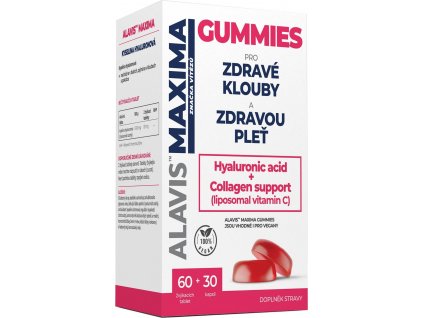 Doplněk stravy Gummies ALAVIS MAXIMA, 60+30