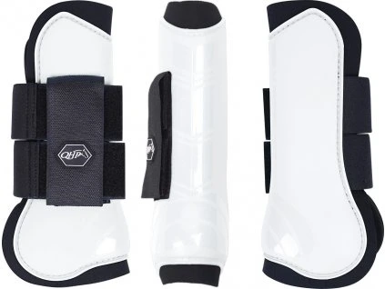 Kamaše přední QHP, pár, bílé (Velikost SHETTY)