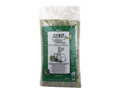 Seno pro hlodavce s heřmánkem a pampeliškou LIMARA PLUS, 15 l, 500 g