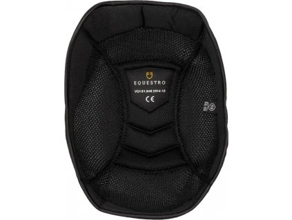 Liner k helmám Eclipse Wide & Velvet Equestro, černý (Velikost 53 cm)