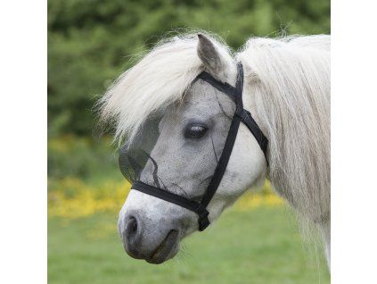 Maska proti hmyzu Basic Waldhausen, bez ochrany uší, černá (Velikost PONY)