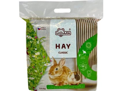 Seno pro hlodavce LIMARA PLUS, 2,4 kg