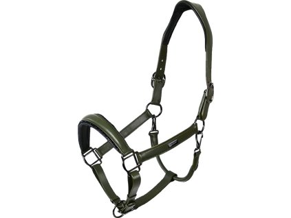 Ohlávka Glimmer Anatomic Striking Valley Equestrian Stockholm, olive green