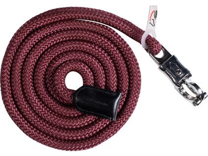 Vodítko Carlotta HKM, s panic karabinou, 1,8 m, bordeaux