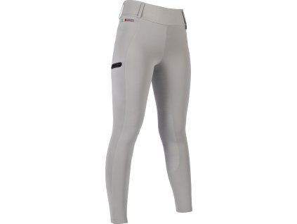 Legíny jezdecké Livigno Lauria Garrelli, s gripem, dámské, stone grey
