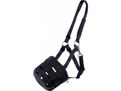 Náhubek pastevní Basic Q-essentials, černý (Velikost SHETTY)