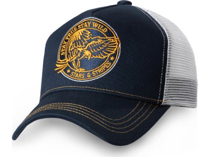 Kšiltovka Stay Wild Stars & Stripes, modrá