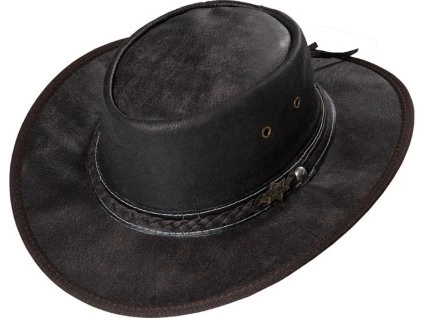 Klobouk westernový Blake Stars & Stripes, černý (Obvod hlavy S)