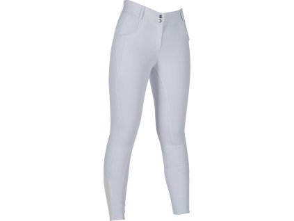 Rajtky jezdecké Ari Mid Rise HKM, s gripem, dětské, bílé