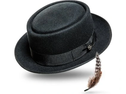 Klobouk AARON Stars & Stripes, černý (Obvod hlavy S)