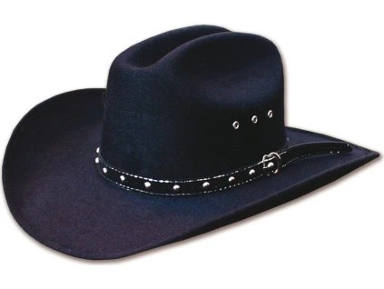 Klobouk mexický Tucson Stars & Stripes, černý (Obvod hlavy 54 cm)
