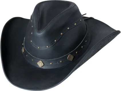 Klobouk westernový Dundee Stars & Stripes, černý (Obvod hlavy S)