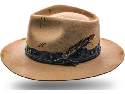 Klobouk Quinn Kastori, sand (Obvod hlavy S)