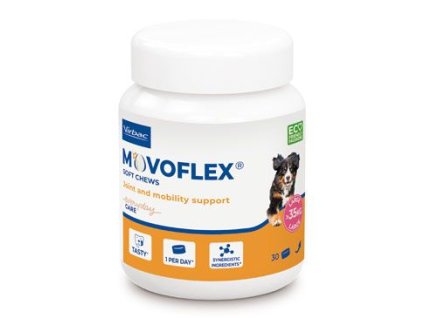 Doplňěk stravy pro psy Movoflex Soft Chews pro psy, L/30 tablet