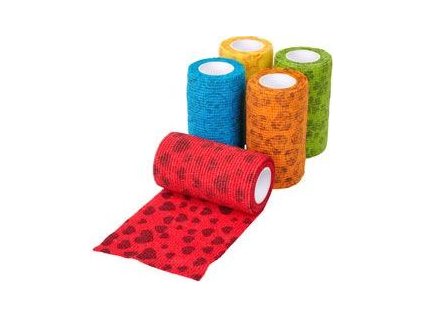Obinadlo elastické Fun-Flex Care Inside, 10 cmx4,5 m, mix10 ks