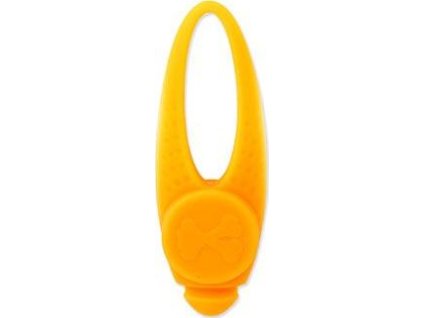 Přívěsek na obojek Dog Fantasy LED, 8 cm, orange