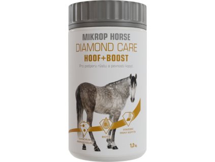 Doplňkové krmivo Hoof+Boost Diamond Care Mikrop, 1,2 kg