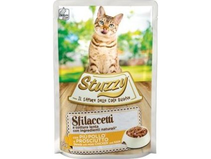 Kapsička pro kočky Stuzzy Cat Adult šunka, 85 g
