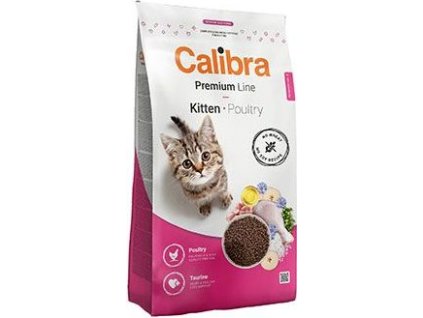 Granule pro koťata Calibra Cat Premium Line Kitten Poultry, 2 kg