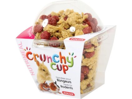 Pochoutka pro hlodavce CRUNCHYCUP Zolux mrkev/řepa, 130 g