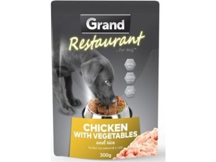 Kapsička pro psy Grand Deluxe, kuřecí, 300 g