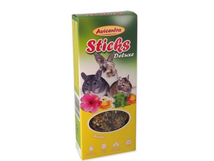 Tyčinky pro velké hlodavce Avicentra bylinky, 2 ks