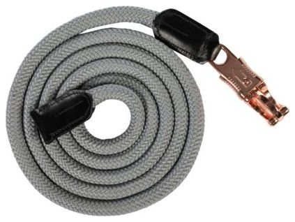 Vodítko Rosegold Glamour Style HKM, s panic karabinou, 1,8 m, grey/rosegold