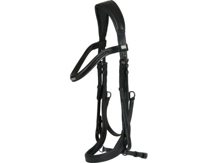 Uzdečka anatomická Tine HorseGuard, černá (Velikost SHETTY)