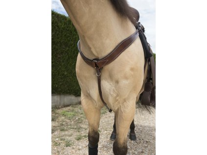 Poprsník westernový Stitched Westride, havana