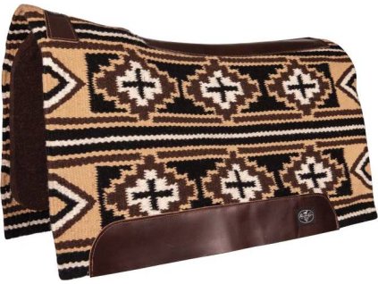 Dečka podsedlová Navajo Top Steam-Pressed, westernová, black/tan