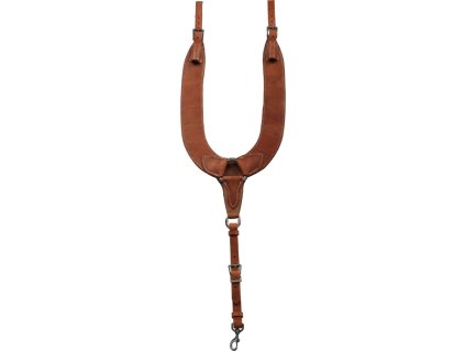 Poprsník westernový Heavy Pulling Berlin Custom Leather, natural