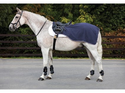 Deka bederní fleecová Rambo, nepromokavá, navy/thunderstorm grey & silver