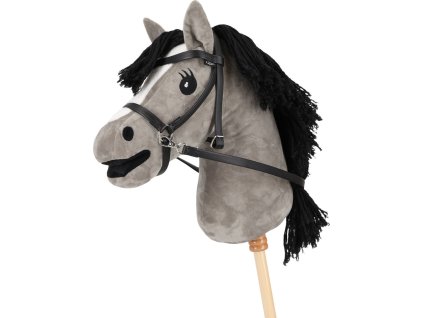 Uzdečka bezudidlová pro Hobby horse QHP, černá