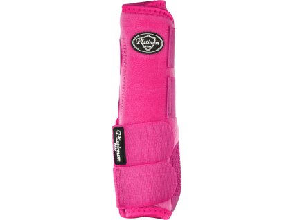 Kamaše westernové Star Anatomic Platinum Pro, přední, pár, fuchsia