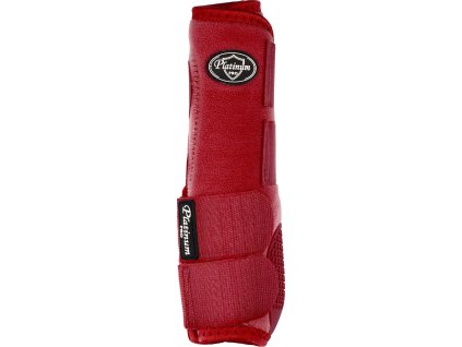 Kamaše westernové Star Anatomic Platinum Pro, přední, pár, red