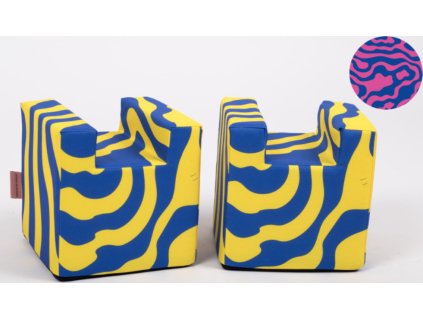 Stojan na kavalety Horse Mania, mini, 2 ks, 20x20x20 cm, pink/navy blue