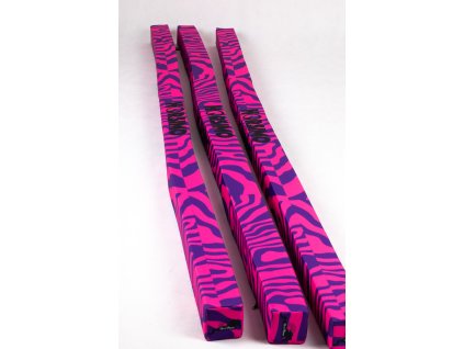 Kavalety měkké HORSIMO, 3 ks, 3,3 m, 10x10 cm, pink/purple