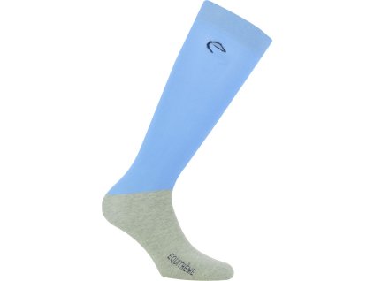 Podkolenky Compet Equithème, pár, vintage blue/grey