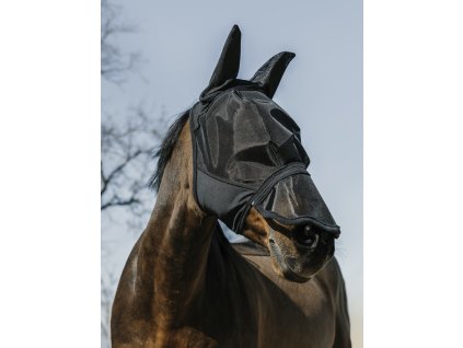 Maska proti hmyzu Extra Pro Series, s ochranou uší a nozder, černá