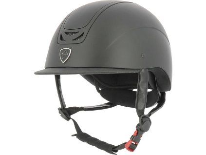 Helma jezdecká Pepit Equithème, černá (Obvod hlavy 49-51 cm)