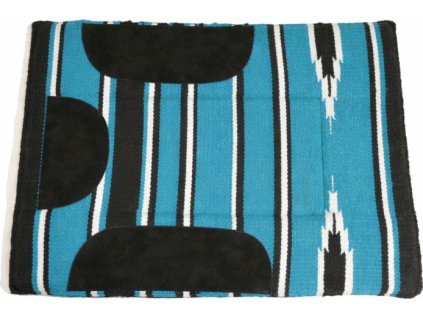 Dečka podsedlová Navajo Westride, westernová, turquoise/black/white