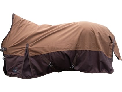 Deka nepromokavá Glasgow HKM, s vyšším krkem, 0 g, caramel/brown