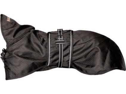 Deka pro psy Rain Back on Track, 0 g, 78-91 cm, černá